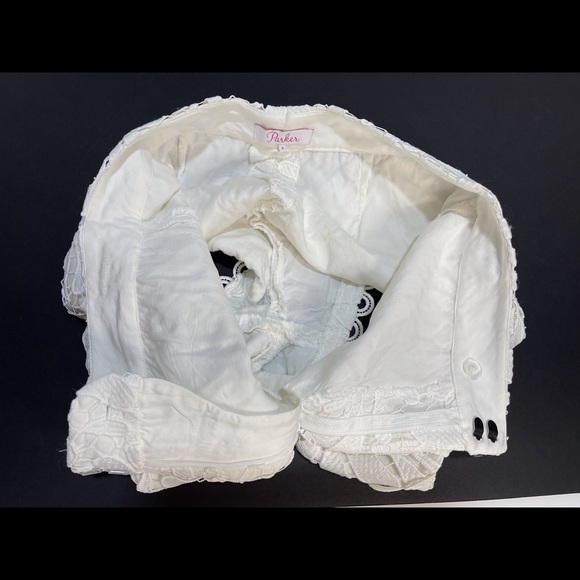 PARKER Designer Lace Shorts Dressy Lace Size 4 - Picture 12 of 16